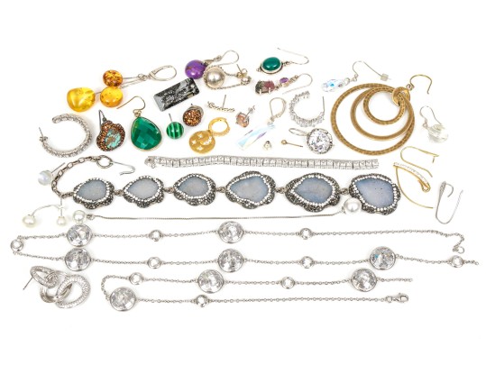 Sterling Silver Assortment Of Scrap Jewelry