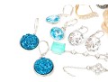 Collection Of Assorted Striking Costume Jewelry Pieces