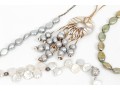 Collection Of Five Fun Chunky Cultured Freshwater Pearl Necklaces