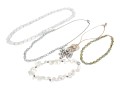 Collection Of Five Fun Chunky Cultured Freshwater Pearl Necklaces