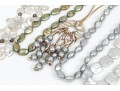 Collection Of Five Fun Chunky Cultured Freshwater Pearl Necklaces