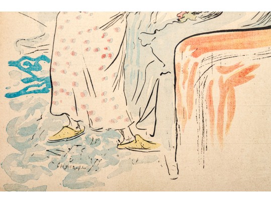 Henri De Toulouse-Lautrec (France, 1864-1901) Collection Of Eight 