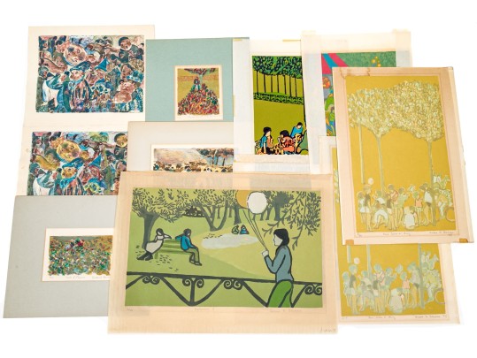 Ariane R. Berman (American, NY, B,1937) Collection Of Limited Edition Color Prints On Paper