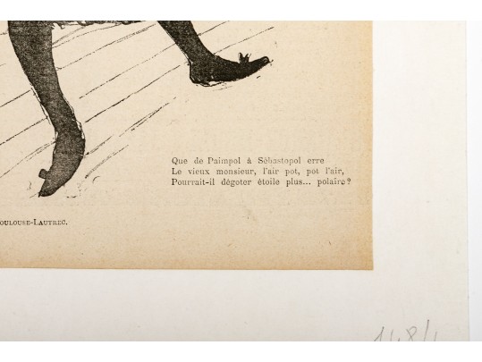 Henri De Toulouse-Lautrec (France, 1864-1901) Le Rire Magazine, 