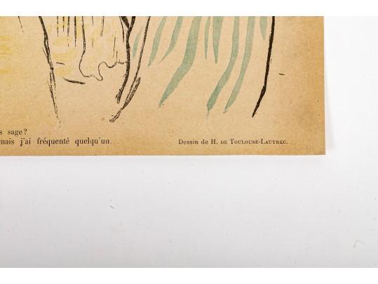 Henri De Toulouse-Lautrec (France, 1864-1901) Collection Of Eight 