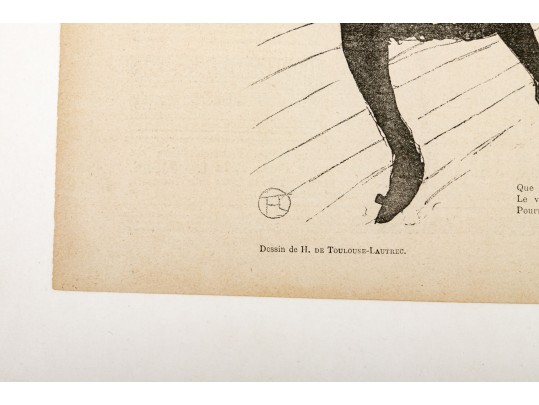 Henri De Toulouse-Lautrec (France, 1864-1901) Le Rire Magazine, 