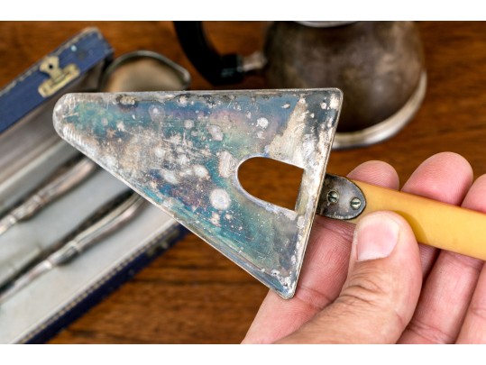 Collection Of Twenty-six Pieces Of Silver Plated Table Top Items And Serving Wares