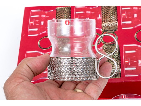 Set Of Eight Tsaikka Glasses By Timo Sarpaneva For Iittala