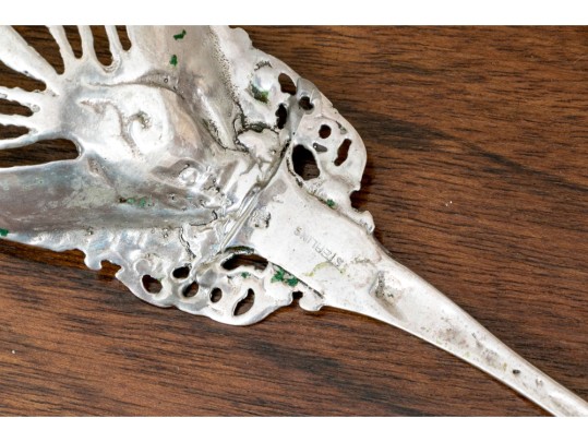 Collection Of Five Sterling Silver Ornately Cast Serving Pieces, 15.18 Ozt.