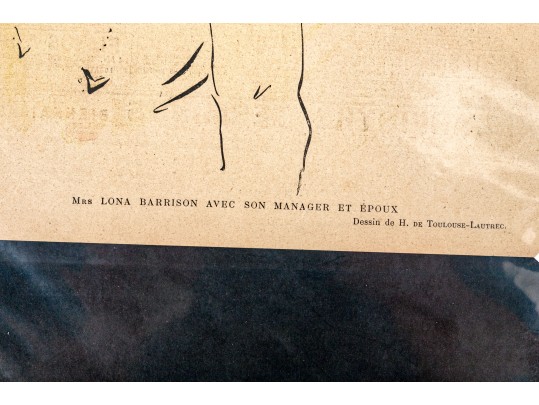 Henri De Toulouse-Lautrec (France, 1864-1901) Collection Of Eight 