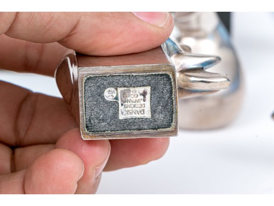 Vintage Collection Of Seven Dansk Silver-plated Animal Figures