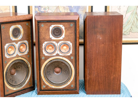 Set Of Four Vintage KLH Model Five Acoustic-Suspension Speakers