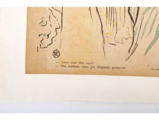 Henri De Toulouse-Lautrec (France, 1864-1901) Collection Of Eight 