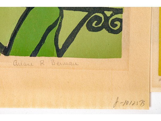 Ariane R. Berman (American, NY, B,1937) Collection Of Limited Edition Color Prints On Paper