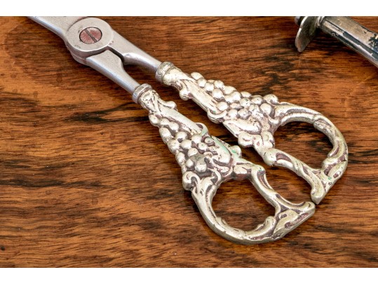 Silver Plated And Stainless Steel Collection Of Serving Pieces