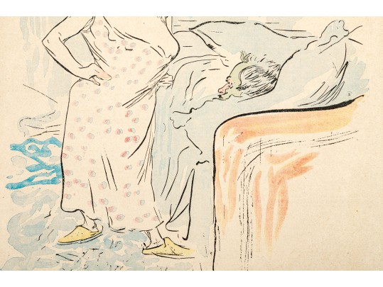 Henri De Toulouse-Lautrec (France, 1864-1901) Lithograph, Le Rire, 