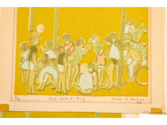 Ariane R. Berman (American, NY, B,1937) Collection Of Limited Edition Color Prints On Paper
