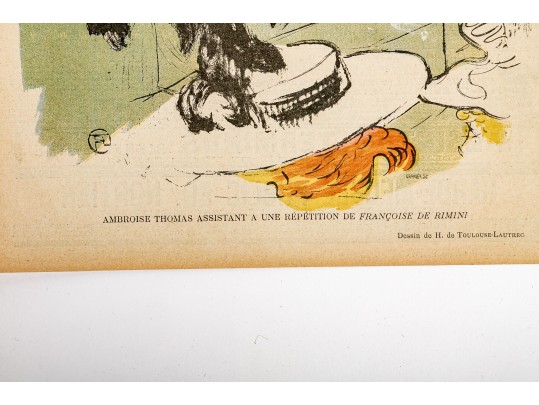 Henri De Toulouse-Lautrec (France, 1864-1901) Collection Of Eight 