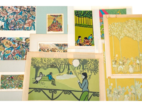 Ariane R. Berman (American, NY, B,1937) Collection Of Limited Edition Color Prints On Paper