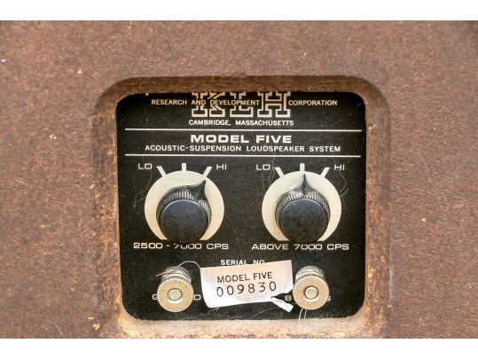 Set Of Four Vintage KLH Model Five Acoustic-Suspension Speakers