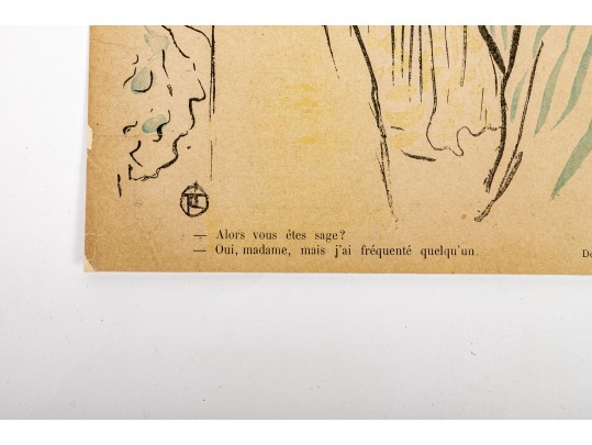 Henri De Toulouse-Lautrec (France, 1864-1901) Collection Of Eight 