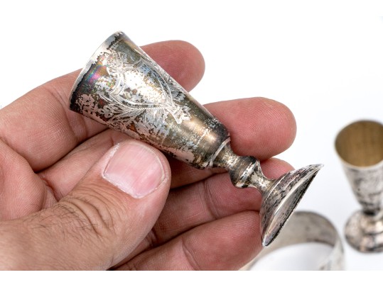 Seven Piece Collection Of .800 Silver, 5.84 Ozt.