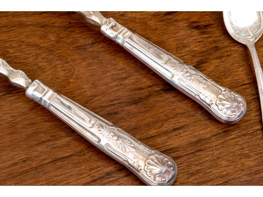 Collection Of Twenty-six Pieces Of Silver Plated Table Top Items And Serving Wares