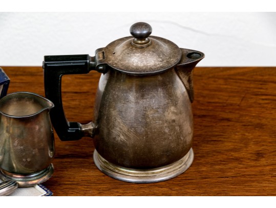 Collection Of Twenty-six Pieces Of Silver Plated Table Top Items And Serving Wares