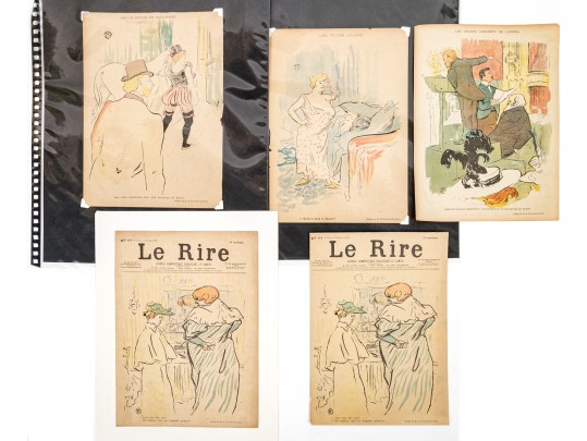 Henri De Toulouse-Lautrec (France, 1864-1901) Collection Of Eight 
