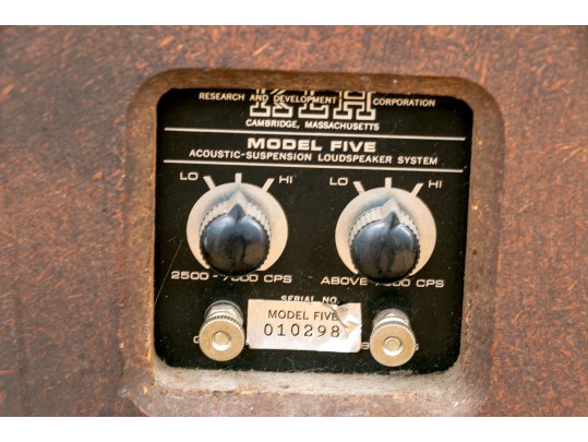 Set Of Four Vintage KLH Model Five Acoustic-Suspension Speakers