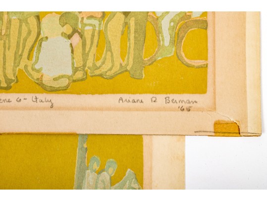 Ariane R. Berman (American, NY, B,1937) Collection Of Limited Edition Color Prints On Paper