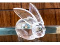 Steuben Crystal Model Of A Rabbit With Elongated Ears