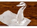 Steuben Crystal Model Of A Duck