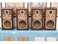 Set Of Four Vintage KLH Model Five Acoustic-Suspension Speakers