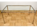 Vintage Mid-Century Chrome And Glass Dining Table