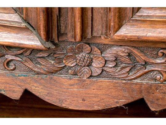 Monumental Continental Late 18th C. Oak Armoire