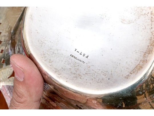 Alvin Sterling Silver Quatrefoil Serving Bowl, 11.15 Ozt.