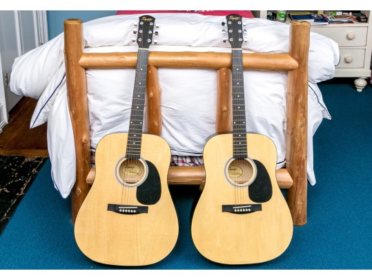 Pair Of Fender Squier Guitars