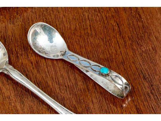 Collection Of Sterling Silver, Including A Pair Of Gorham Plates, 7.16 Ozt Total