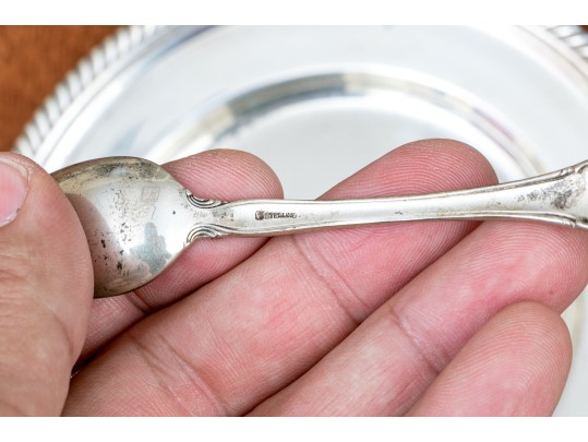 Collection Of Sterling Silver, Including A Pair Of Gorham Plates, 7.16 Ozt Total