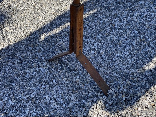 Antique Iron And Copper Rooster Weather Vane