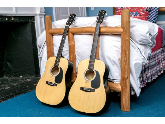 Pair Of Fender Squier Guitars