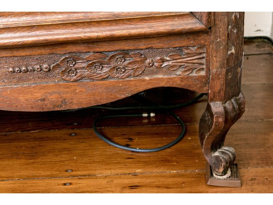Monumental Continental Late 18th C. Oak Armoire