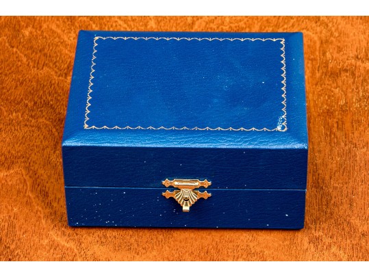 Set Of Six English Sterling Silver Marked Place Card Settings, 6.38 Ozt.