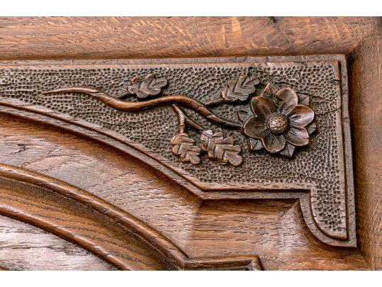 Monumental Continental Late 18th C. Oak Armoire