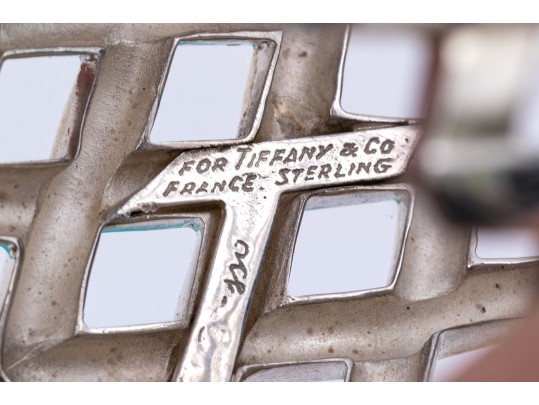 Tiffany & Co. Paloma PIcasso Sterling Silver Fabulous Ultra Wide Lattice Hinged Bangle Bracelet