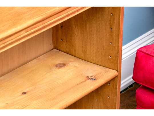 Pair Of Vintage Pine Bookcases