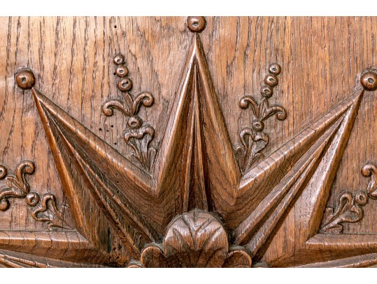 Monumental Continental Late 18th C. Oak Armoire