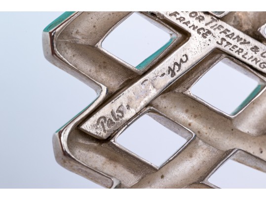 Tiffany & Co. Paloma PIcasso Sterling Silver Fabulous Ultra Wide Lattice Hinged Bangle Bracelet