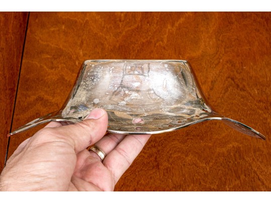 Alvin Sterling Silver Quatrefoil Serving Bowl, 11.15 Ozt.